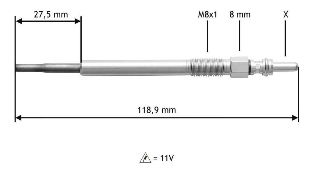 Bougie de préchauffage VALEO ref. 345118